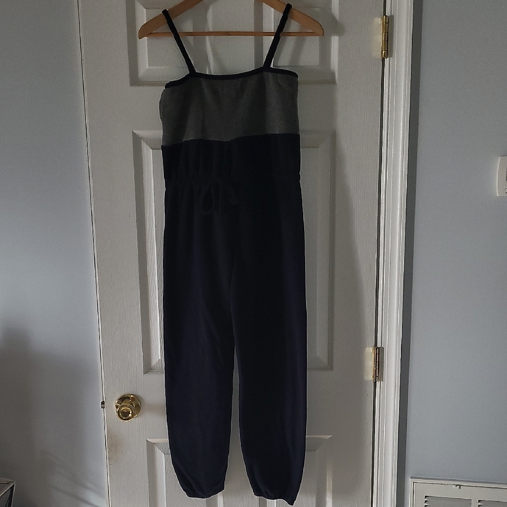 Stylish Black and Gray Jumpsuit